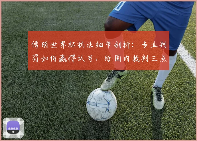 傅明世界杯执法细节剖析:专业判罚如何赢得认可,给国内裁判三点启示